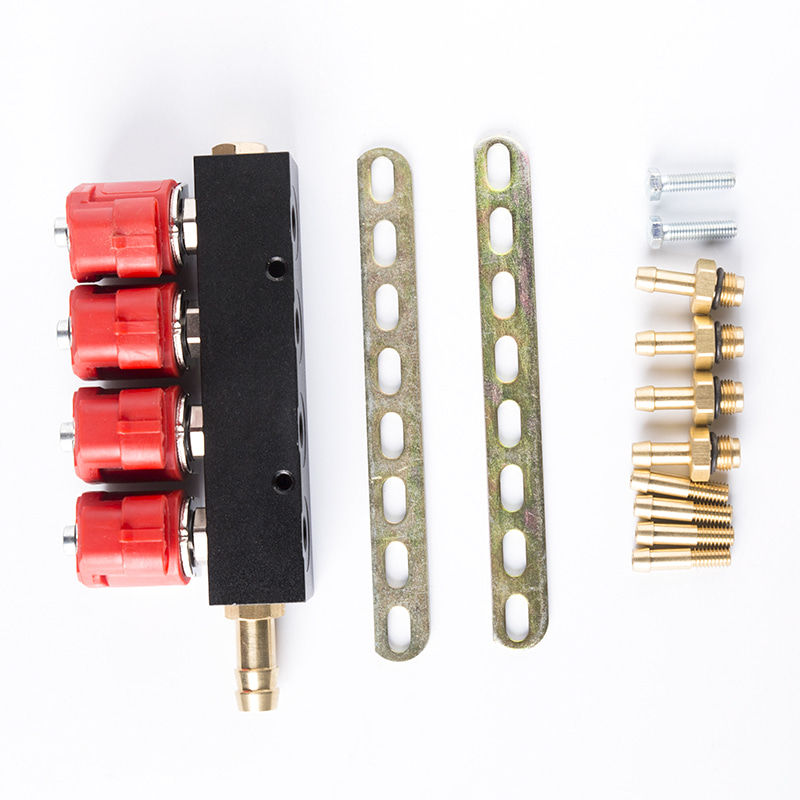 RED COIL 3OHMS 4-CYLINDER CNG/LPG INJECTOR