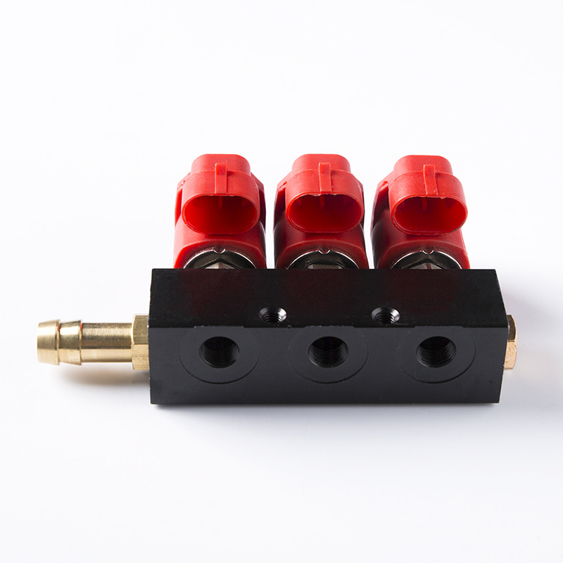 RED COIL 3OHMS 3-CYLINDER CNG/LPG INJECTOR