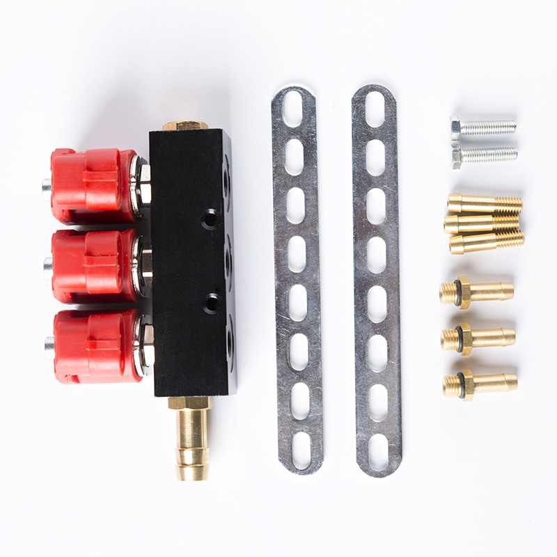 RED COIL 3OHMS 3-CYLINDER CNG/LPG INJECTOR